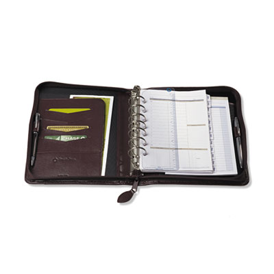 Franklin Covey 34731 Sierra Simulated Leather 7-Ring Bound Organizer 7.75 in. x 10.25 in.h Burgundy