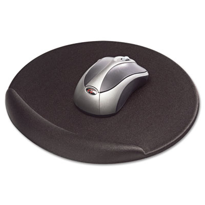 50155 Viscoflex Memory Foam Oval Mouse Pad, Black
