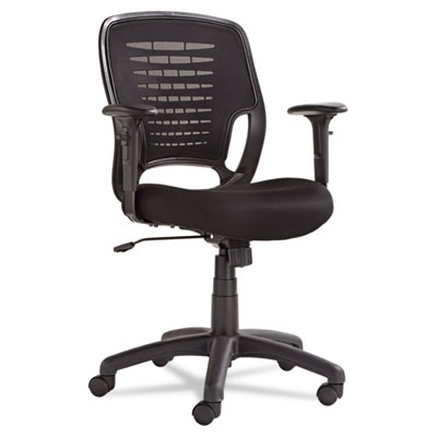 Em4817 Swivel-tilt Mesh Task Chair, Black Arms-base, Black