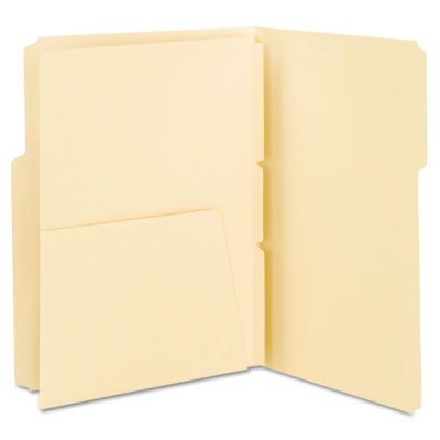 Mla Self-adhesive Folder Dividers With 5.5 Pockets On Both Sides, 25-pack