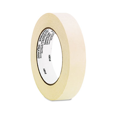 51301 General Purpose Masking Tape, 1 In. X 60 Yards, 3 In. Core, 3-pack