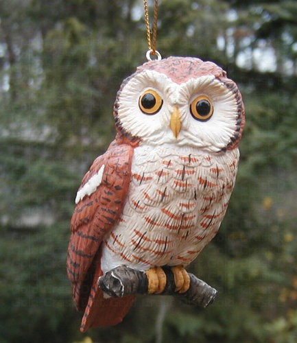 Screech Owl Ornament