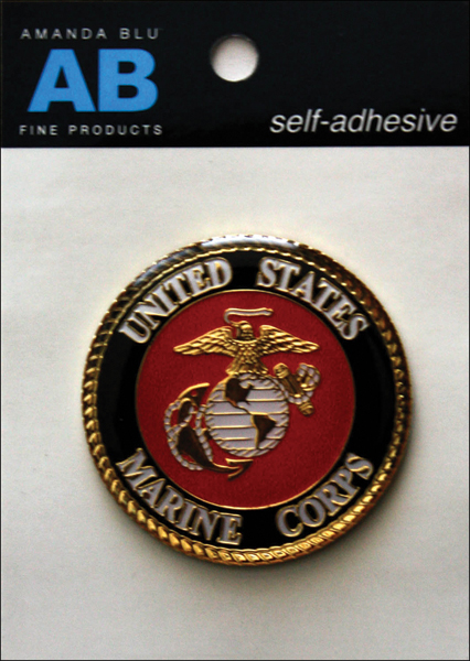 UPC 181379250835 product image for Amanda Blu USMM-25083 United States Military Medallion Stickers-Marines | upcitemdb.com