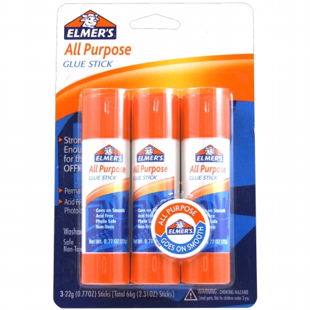 /x-acto E5022 All Purpose Glue Sticks 3-pkg-.77oz Each