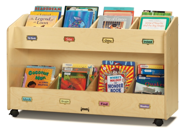 5369jc Mobile 8-section Book Organizer