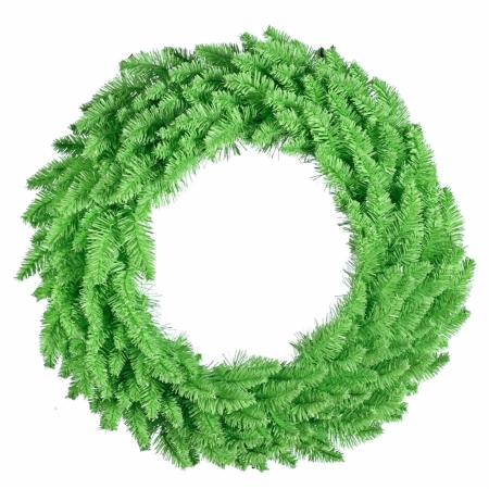 24 In. Lime Wreath 50lime 210t