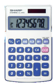 El-240sab El-240sab Basic Calculator White
