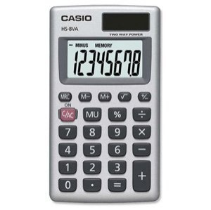 . Hs8v Hs8v Mini Calculator Silver