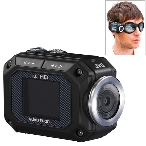 JVC ADIXXION Action Camera-Camcorder Kit - GC-XA1BUS