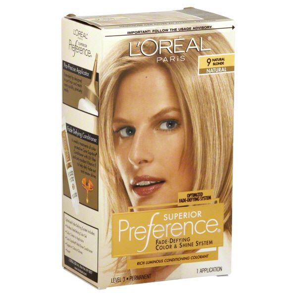1 Pack Superior Preference - 9 Natural Blonde - Natural