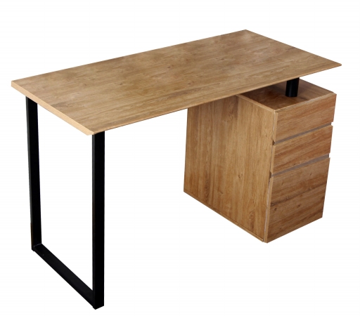 Rta-1305-pn Computer Desk With Storage And File Cabinet - Pine