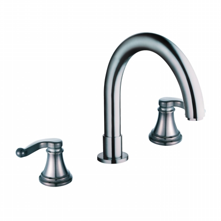 Yp28rt-bn Two Handle Widespread Tub Faucet, Brushed Nickel