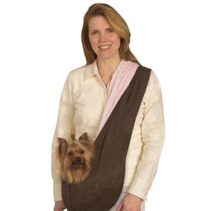 Easy Side Collection Za8637 75 Reversible Sling Pet Carrier Brown/pink Os