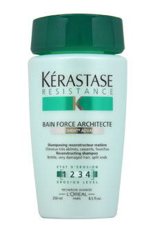 8.5 Oz Resistance Bain De Force Architecte Reconstructing Shampoo