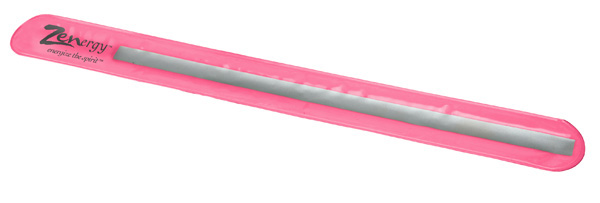 78822 Essential Reflective Snapbands With Reflective Stripe - Pink