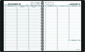 70951g05 Recycled Weekly-monthly Professional Appointment Book, 6.88 X 8.75, 2014