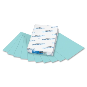 103820 Recycled Colored Paper, 20lb, 8.5 X 11, Turquoise, 500 Sheets-ream