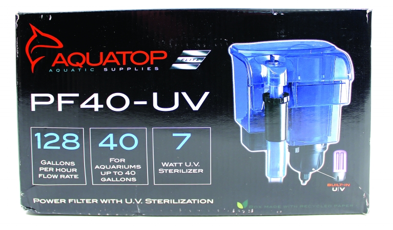 Hang On Filter With Uv Sterilizer 40 Gal Pf40-uv