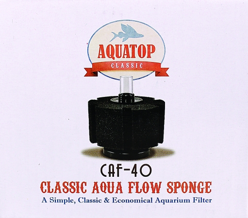 Classic Aqua Flow Sponge Aquarium Filter Up To 40 Gal Caf-40