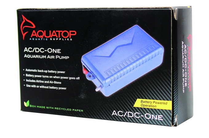 Aquarium Air Pump 2.5 L-min Blue Ac-dc-one