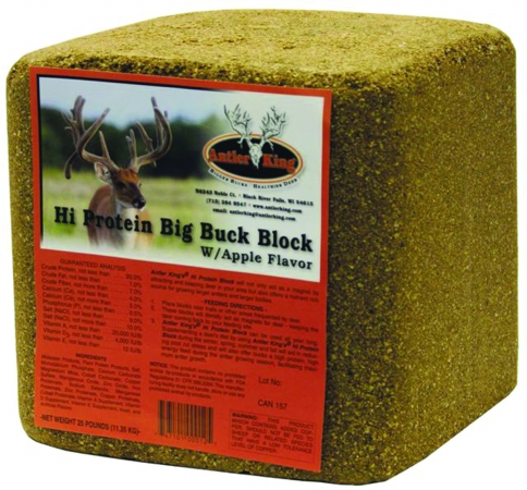 Hi Protein Big Buck Block 25 Pound 25hpbbb