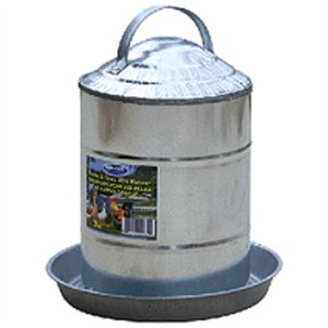 Galvanized Poultry Fountain 8 Gallon 8g