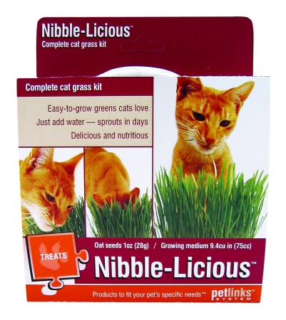 Petlinks Nibble-licious Complete Cat Grass Kit-49700