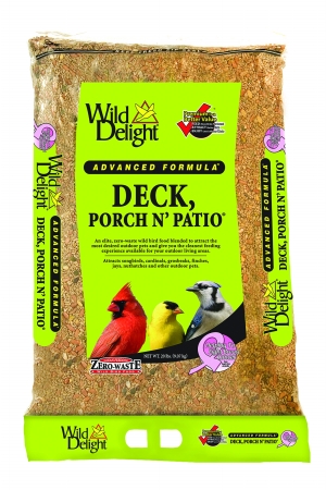 Wild Delight Deck, Porch N Patio Wild Bird Food 20 Pound 374200