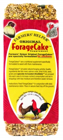 C And S Farmers Helpers Original Foragecake Supplement 13 Ounce Poultry Cs08305