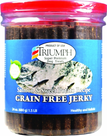 Grain Free Jerky Treats 24 Ounce Salmon-swtpotat 00851