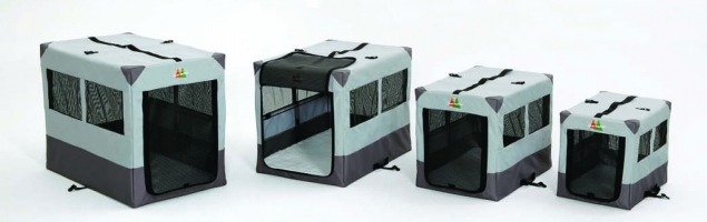 Sportable Canine Camper Portable Tent Crate 30 X 21 X 24 Gray 1730sp
