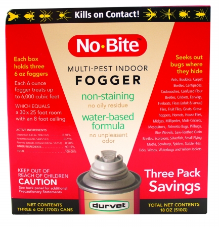No-bite Multi Pest Indoor Fogger 6 Ounce-3 Pack 011-1135