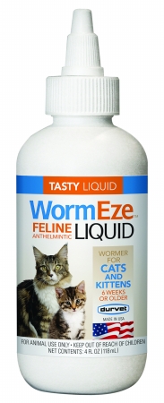 Wormeze Feline Anthelmintic Liquid 4 Ounce 001-0544