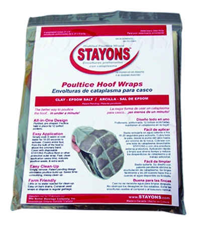 UPC 851690000036 product image for Durvet Stayons Poultice Hoof Wraps 2 Pack-21X9 In Clay-Epsom Salt 006-00003 | upcitemdb.com