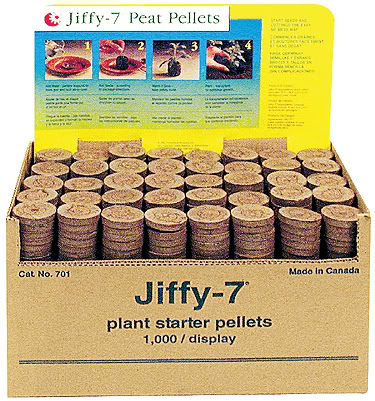Plpj3bulk Jiffy 7 Bulk Box Of 1000 Peat Pellets Without Hole