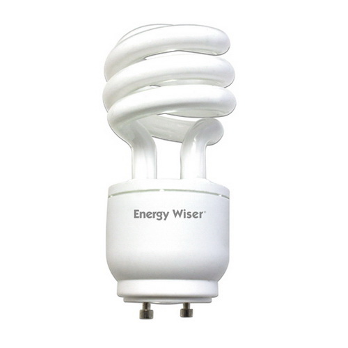 509818 Cf18wwith Gu24-dm 18-watt Energy Wiser Dimmable Compact Fluorescent T3 Coil, Gu24 Base, Warm White