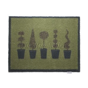 T122 Patterned Floor Mat - Topiary 20