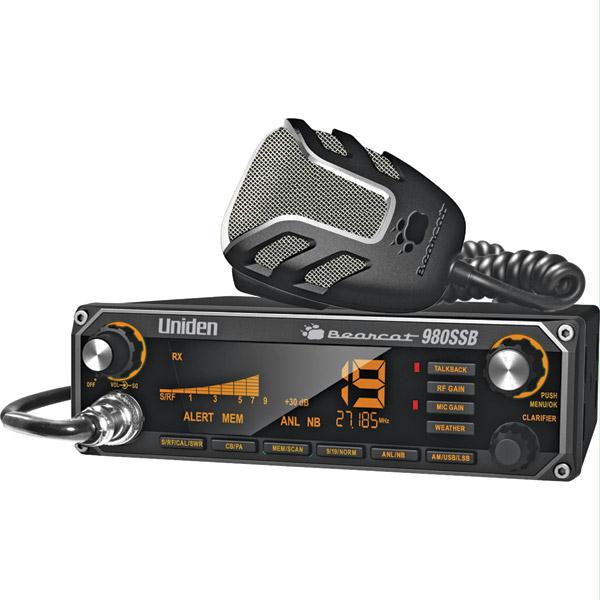 40-channel Cb Radio With Ssb Usb-lsb And Noise Canceling Microphone - Bearcat980ssb