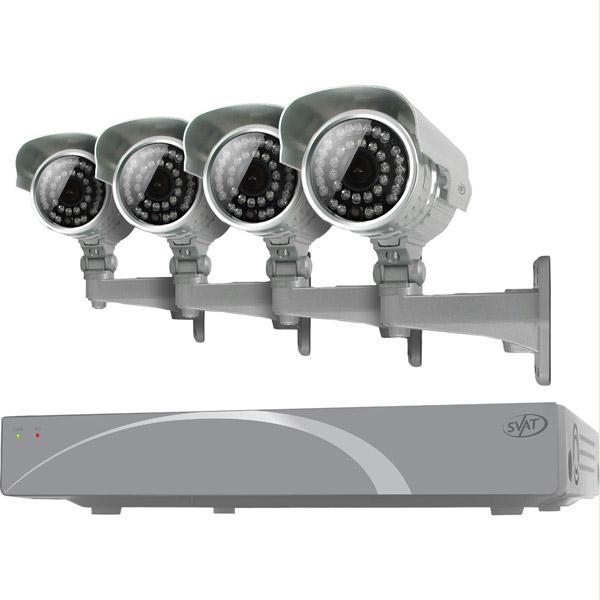 UPC 871363021052 product image for SVAT Electronics 8-Channel H.264 DVR with 500GB HDD with 4 x SVAT CMOS 520TVL Ca | upcitemdb.com