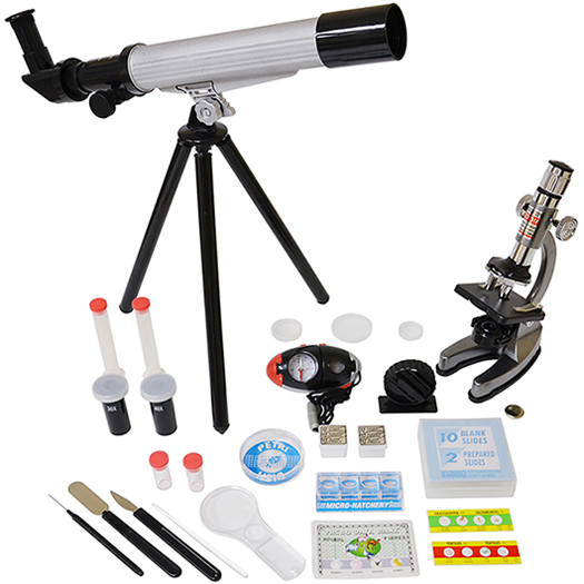 Ee-edutm008 Microscope & Telescope Set With