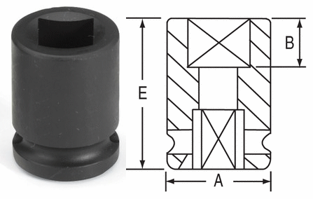 Grey Pneumatic 1009FP .38 Inch Drive X 9-32 Inch Square Female Pipe Plug Socket Grey Pneumatic 1009FP .38 Inch Drive X 9-32 Inch Square Female Pipe Plug Socket