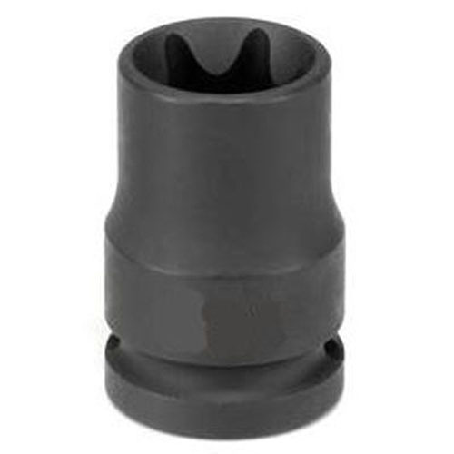 Grey Pneumatic 2112ET .5 Inch Drive X E12 External Star Impact Socket Grey Pneumatic 2112ET .5 Inch Drive X E12 External Star Impact Socket
