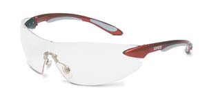 S4410 Uvex Ignite Red-silver Frame Clear Lens