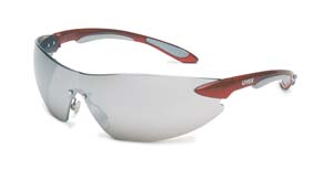 S4413 Uvex Ignite Red-silver Frame Silver Mirror Lens