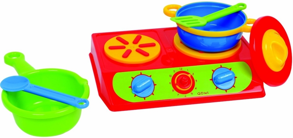Get Ready 454-95 Gowi Toys 6 Pc Double Cook Top Set