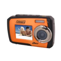 Coleman 2V7Wpo Orange Digital Camera Duo Waterproof 14 Mega
