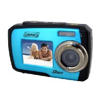 Coleman 2V7Wpbl Digital Camera Duo Waterproof 14 Megapixels