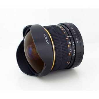 Rokinon Fe8Mn Camera Lens 85Mm F3.5 Fisheye Lens For Nikon