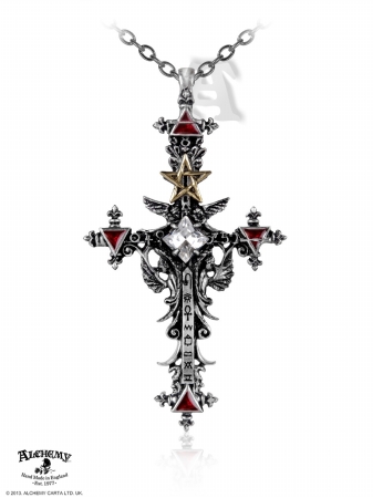 Alchemy Gothic P397 - Illuminati Cross -pendants