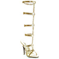149507 Sexy Gold Adult Shoes - Size 8